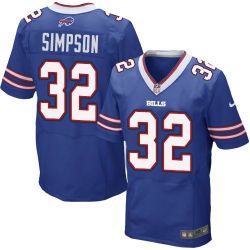 Cheap OJ Simpson Bills Jersey From China Blue Elite #32