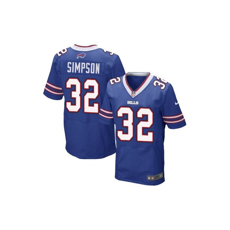 Cheap OJ Simpson Bills Jersey From China Blue Elite #32