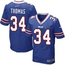 Cheap Thurman Thomas Bills Jersey From China Blue Elite #34