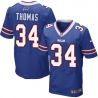 Cheap Thurman Thomas Bills Jersey From China Blue Elite #34