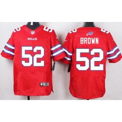 Cheap Preston Brown Bills Jersey From China Red Elite #52