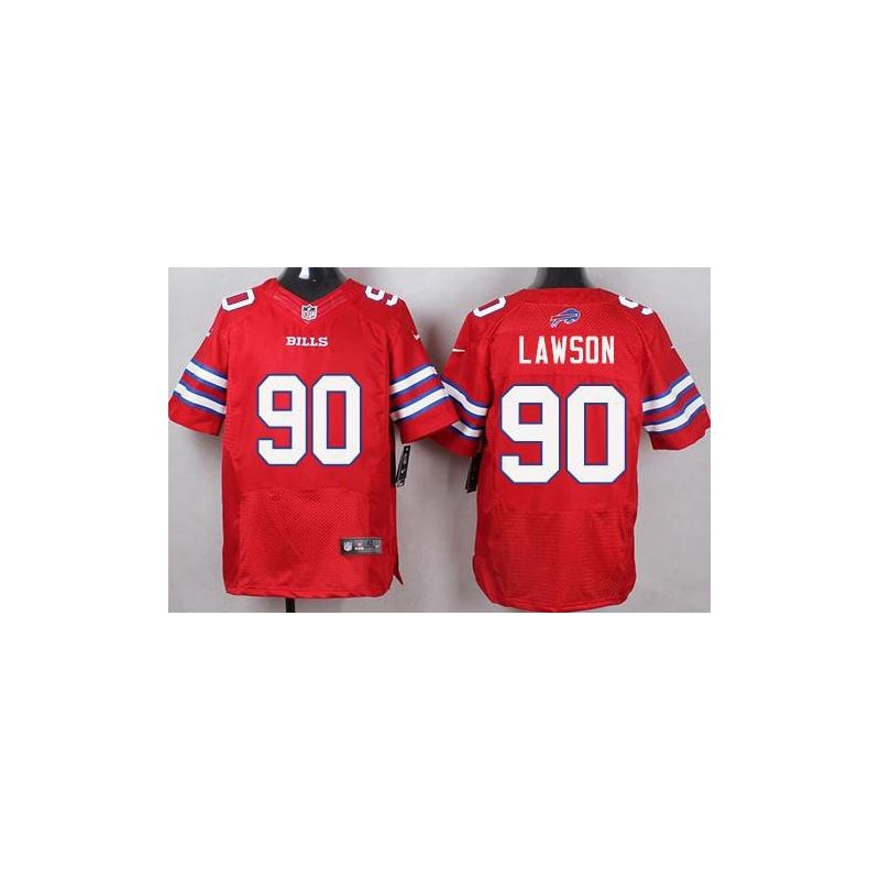 Cheap Shaq Lawson Bills Jersey From China Red Elite #90