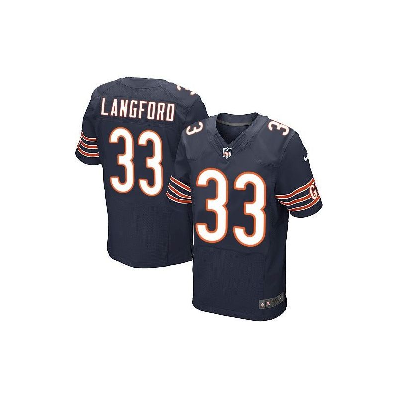 Cheap Jeremy Langford Bears Jersey From China Blue Elite #33