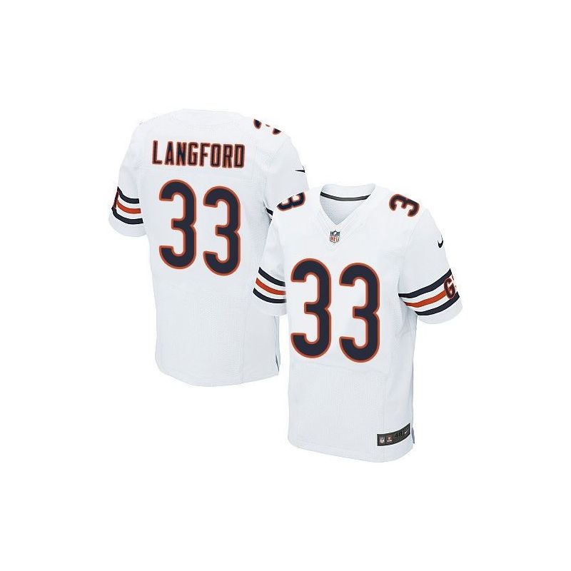 Cheap Jeremy Langford Bears Jersey From China White Elite #33