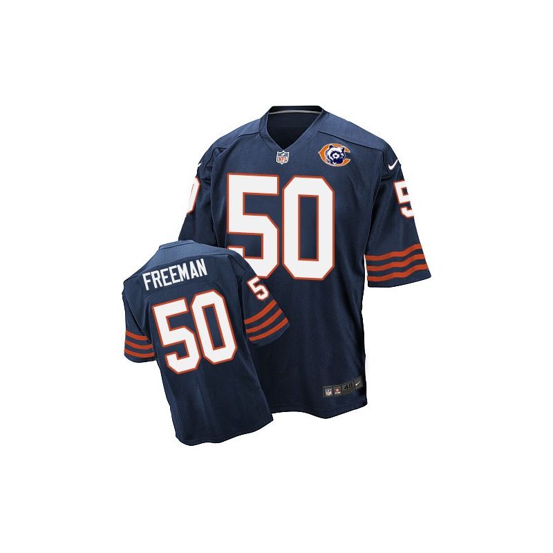Cheap Jerrell Freeman Bears Jersey From China Navy Retro Elite #50