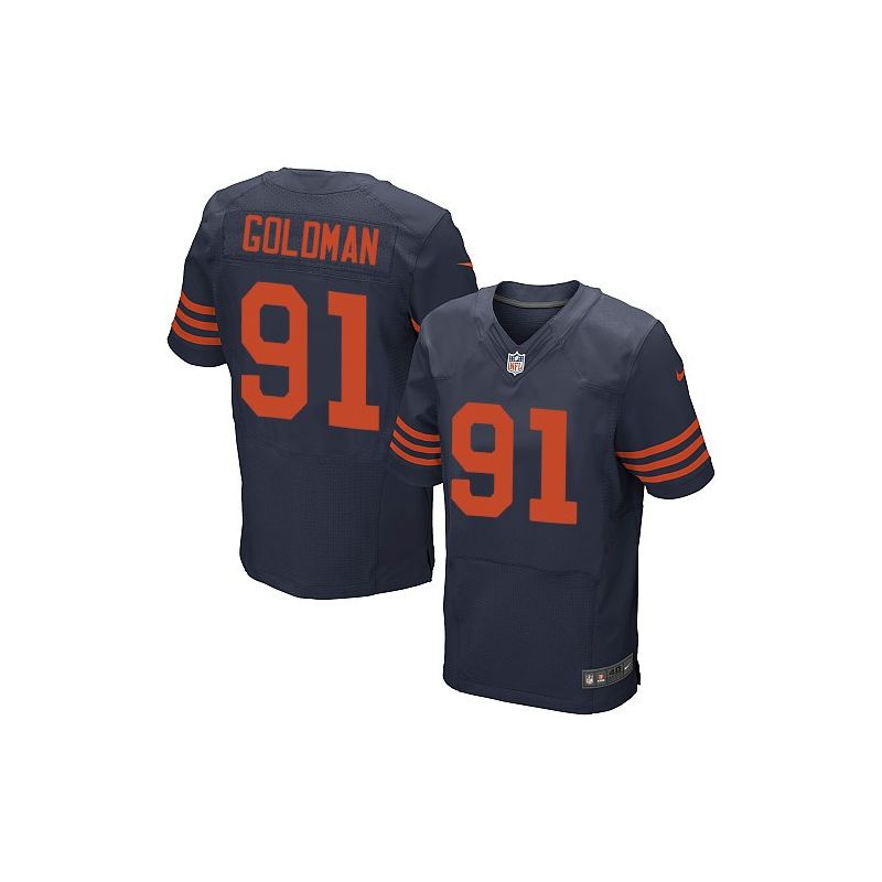 Cheap Eddie Goldman Bears Jersey From China Blue Orange Number Elite #91
