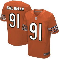 Cheap Eddie Goldman Bears Jersey From China Orange Elite #91