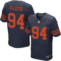 Cheap Leonard Floyd Bears Jersey From China Blue Orange Number Elite #94