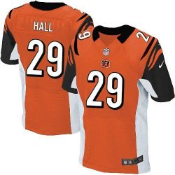 Cheap Leon Hall Bengals Jersey From China Orange Elite #29