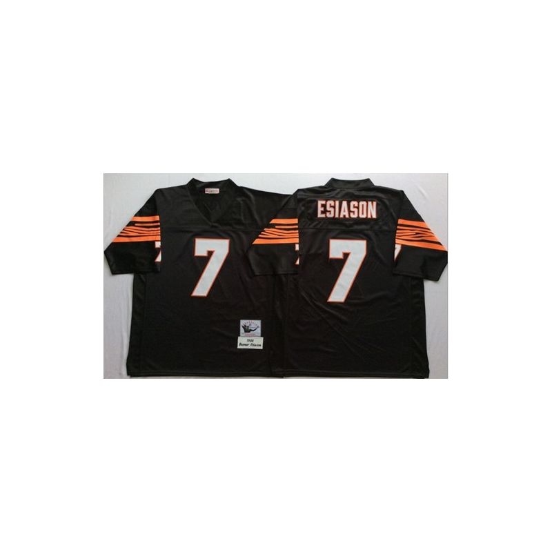 Cheap Boomer Esiason Bengals Jersey From China Black throwback Elite #7