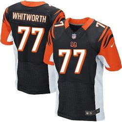 Cheap Andrew Whitworth Bengals Jersey From China Black Elite #77