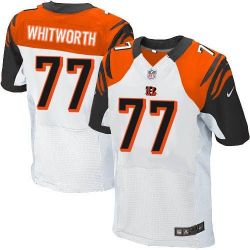 Cheap Andrew Whitworth Bengals Jersey From China White Elite #77