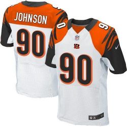 Cheap Michael Johnson Bengals Jersey From China White Elite #90
