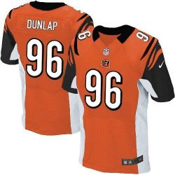 Cheap Carlos Dunlap Bengals Jersey From China Orange Elite #96