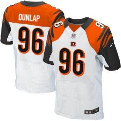 Cheap Carlos Dunlap Bengals Jersey From China White Elite #96