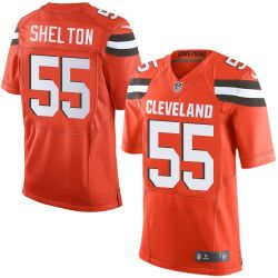 Cheap Danny Shelton Browns Jersey From China Orange Elite #55