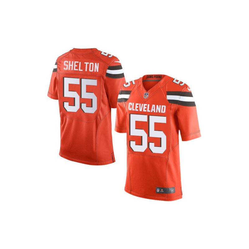 Cheap Danny Shelton Browns Jersey From China Orange Elite #55