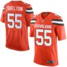 Cheap Danny Shelton Browns Jersey From China Orange Elite #55