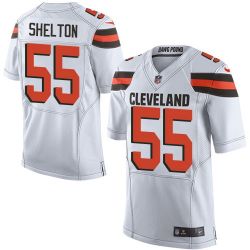 Cheap Danny Shelton Browns Jersey From China White Elite #55