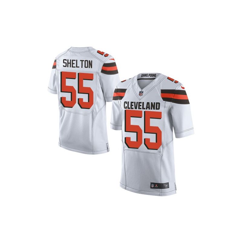 Cheap Danny Shelton Browns Jersey From China White Elite #55