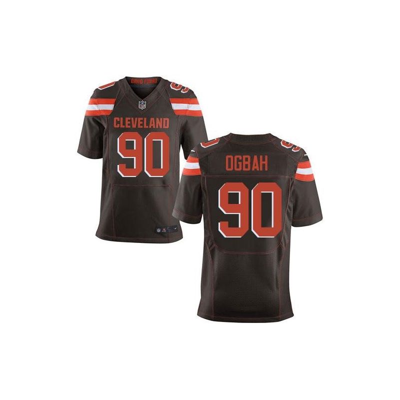 Cheap Emmanuel Ogbah Browns Jersey From China Brown Elite #90