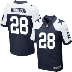 Cheap Darren Woodson Cowboys Jersey From China Blue Thanksgiving Elite #28