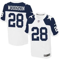 Cheap Darren Woodson Cowboys Jersey From China White Thanksgiving Elite #28