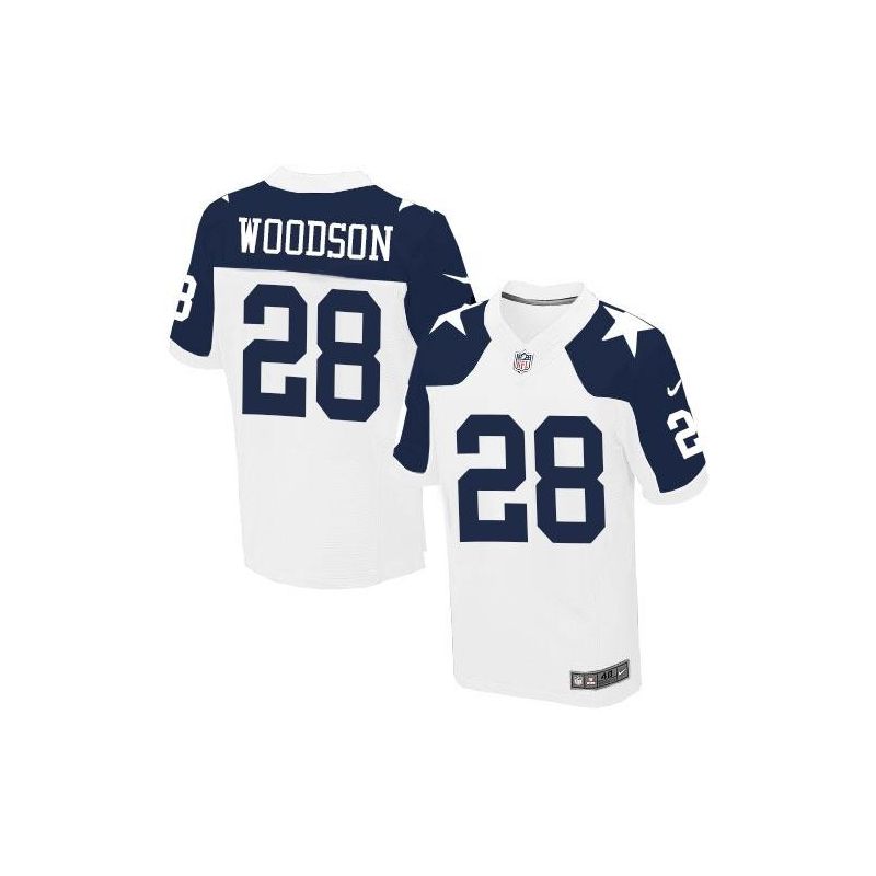 Cheap Darren Woodson Cowboys Jersey From China White Thanksgiving Elite #28