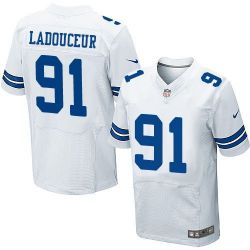 Cheap LP LaDouceur Cowboys Jersey From China White Elite #91