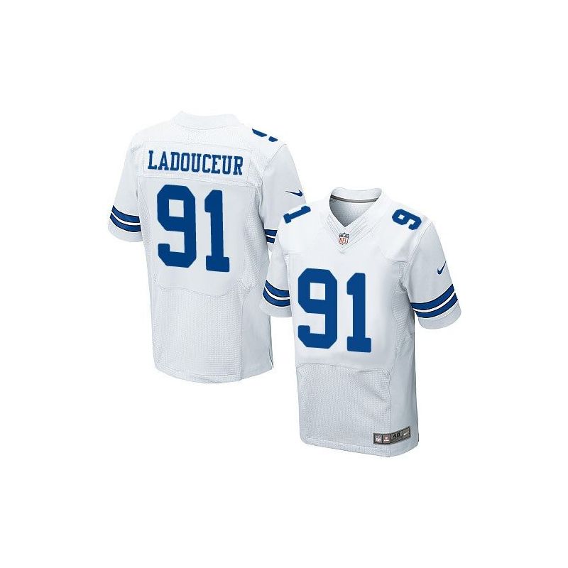 Cheap LP LaDouceur Cowboys Jersey From China White Elite #91