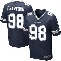 Cheap Tyrone Crawford Cowboys Jersey From China Blue Elite #98