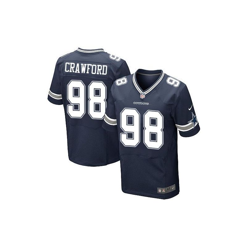 Cheap Tyrone Crawford Cowboys Jersey From China Blue Elite #98