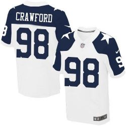 Cheap Tyrone Crawford Cowboys Jersey From China White thanksgiving Elite #98