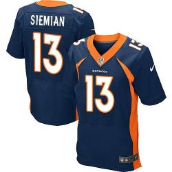 Cheap Trevor Siemian Broncos Jersey From China Blue Elite #13
