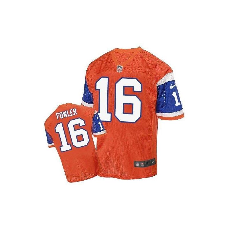 Cheap Bennie Fowler Broncos Jersey From China Orange throwback Elite #16