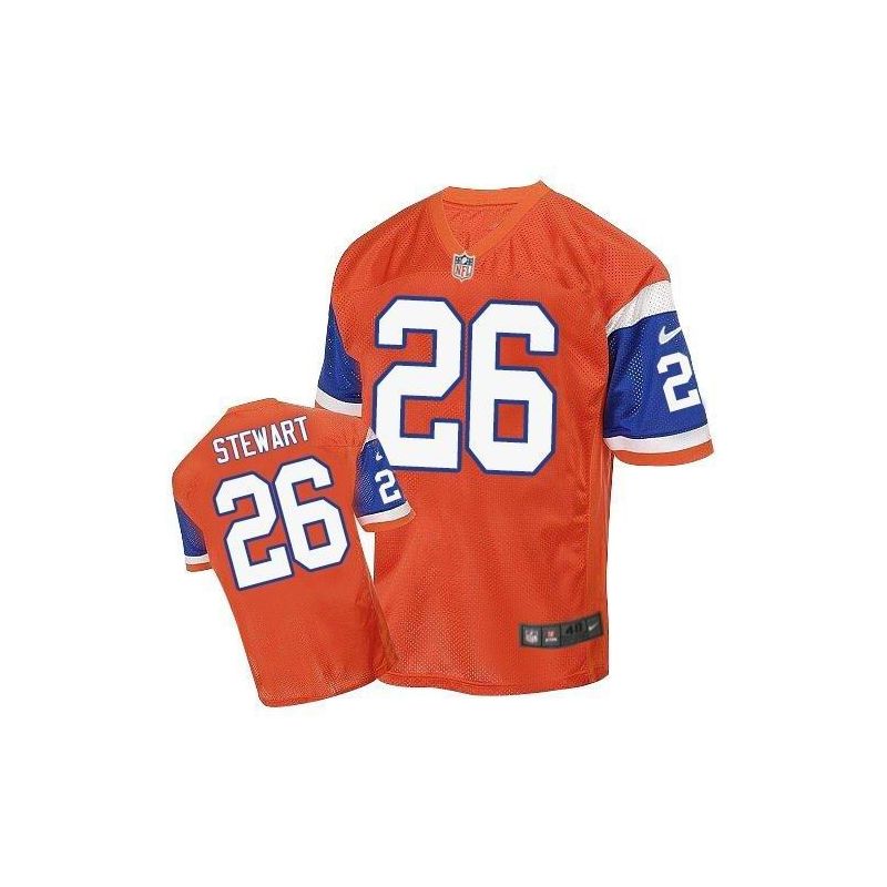 Cheap Darian Stewart Broncos Jersey From China Orange throwback Elite #26