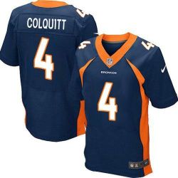 Cheap Britton Colquitt Broncos Jersey From China Blue Elite #4
