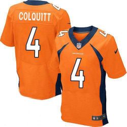 Cheap Britton Colquitt Broncos Jersey From China Orange Elite #4