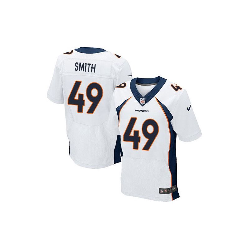 Cheap Dennis Smith Broncos Jersey From China White Elite #49