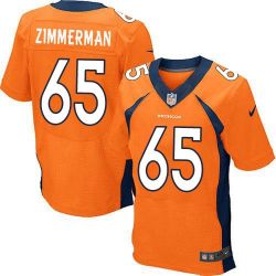 Cheap Gary Zimmerman Broncos Jersey From China Orange Elite #65