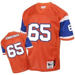 Cheap Gary Zimmerman Broncos Jersey From China Orange throwback Elite #65