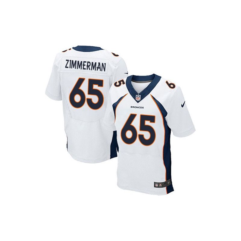 Cheap Gary Zimmerman Broncos Jersey From China White Elite #65
