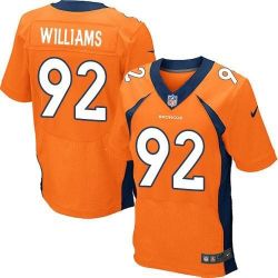 Cheap Sylvester Williams Broncos Jersey From China Orange Elite #92