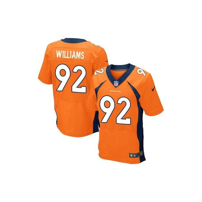 Cheap Sylvester Williams Broncos Jersey From China Orange Elite #92