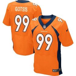 Cheap Adam Gotsis Broncos Jersey From China Orange Elite #99