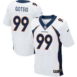 Cheap Adam Gotsis Broncos Jersey From China White Elite #99