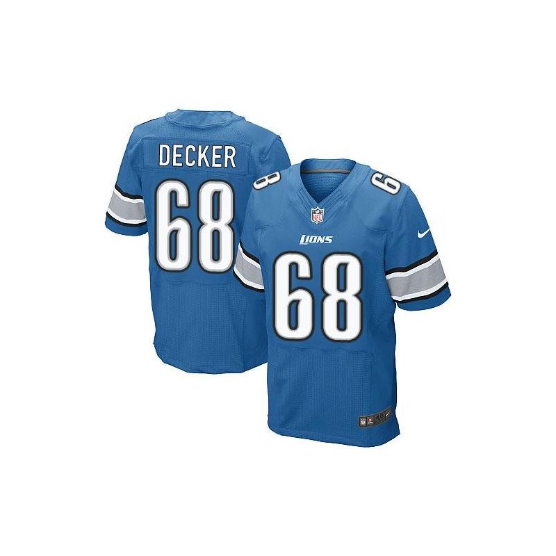 Cheap Taylor Decker Lions Jersey From China Blue Elite #68