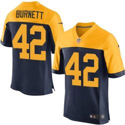 Cheap Morgan Burnett Packers Jersey From China Navy Alternate Elite #42