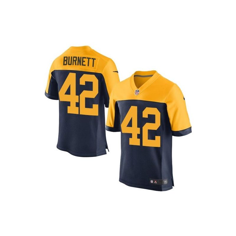 Cheap Morgan Burnett Packers Jersey From China Navy Alternate Elite #42