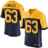 Cheap Corey Linsley Packers Jersey From China Navy Alternate Elite #63